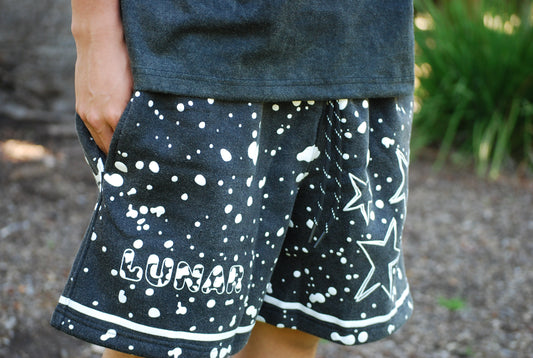 LunarFlow Acid Wash Shorts